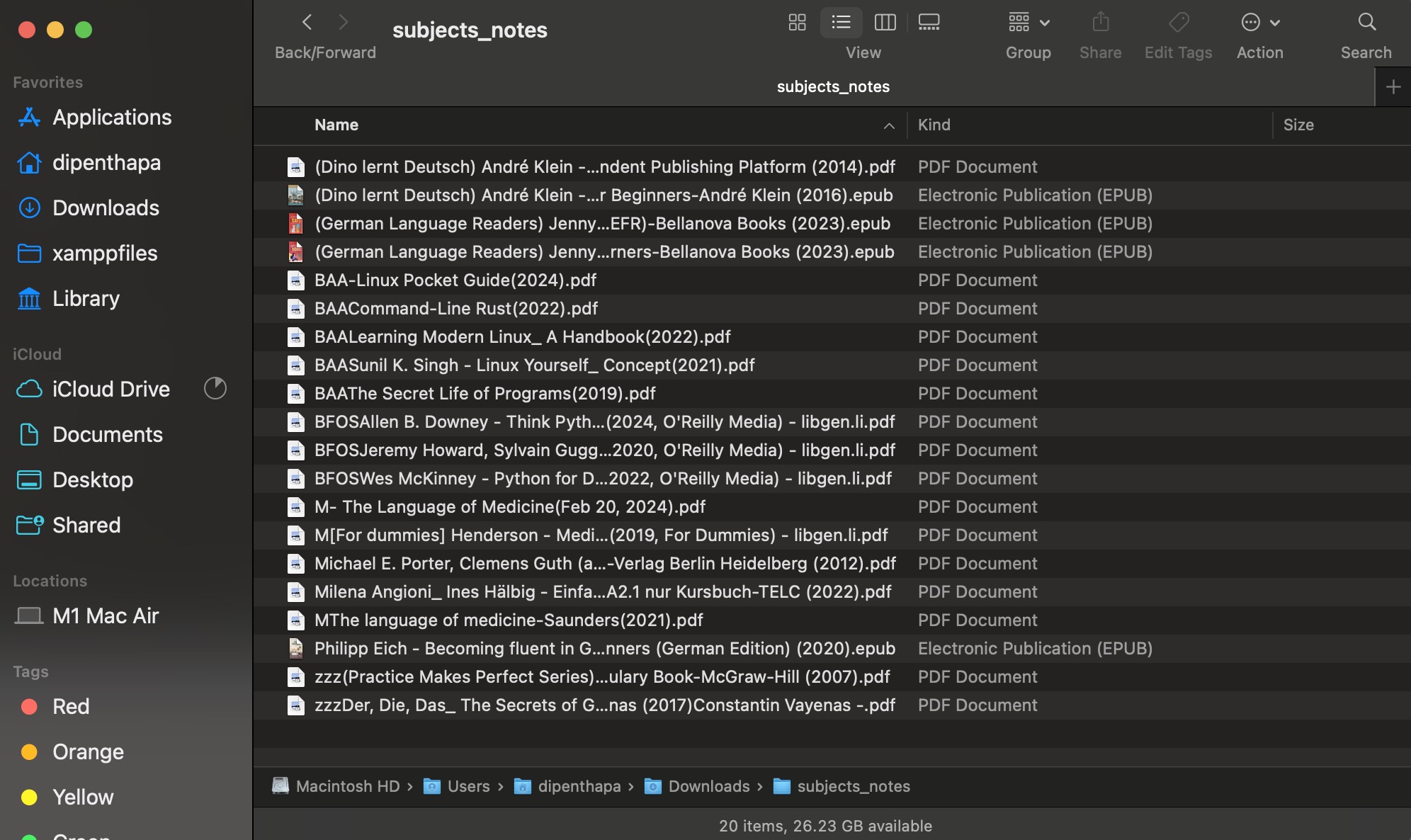 Messy files in directory